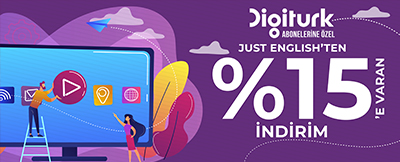 Digiturk Abonelerine Özel Just English'ten %15'e varan indirim