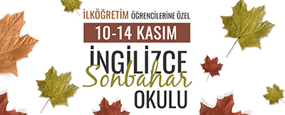 İlköğretim Öğrencilerine Özel Sonbahar Okulu Kampanyası