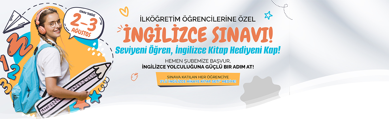 Sınava Katılan Her Öğrenciye 3'Lü İngilizce Hikaye Kitap Seti Hediye