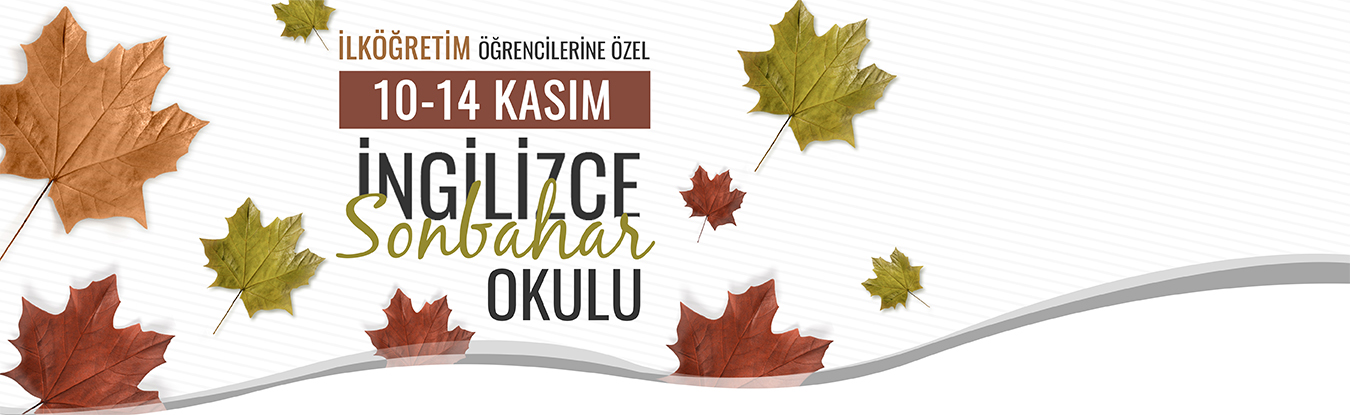 İlköğretim Öğrencilerine Özel Sonbahar Okulu Kampanyası